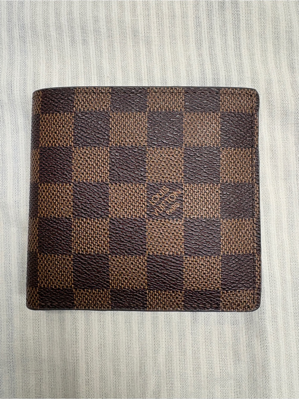 Louis Vuitton Damier Ebene Portefeuille Marco Wallet